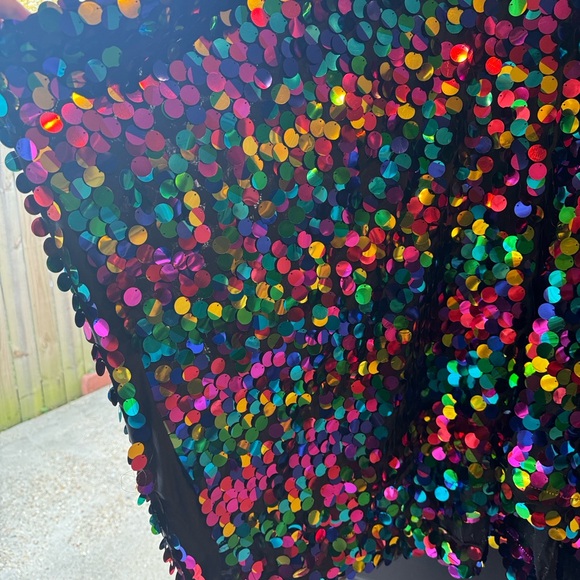 Multicolor Sequin Tunic - Picture 5 of 7